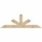 Ekena Millwork Saratoga Rough Sawn Timber Gable Bracket, Douglas Fir, 84"W x 28"H x 4"D x 6"F, 8/12 Pitch GBW084X28X0406SAR00RDF - alternate 1